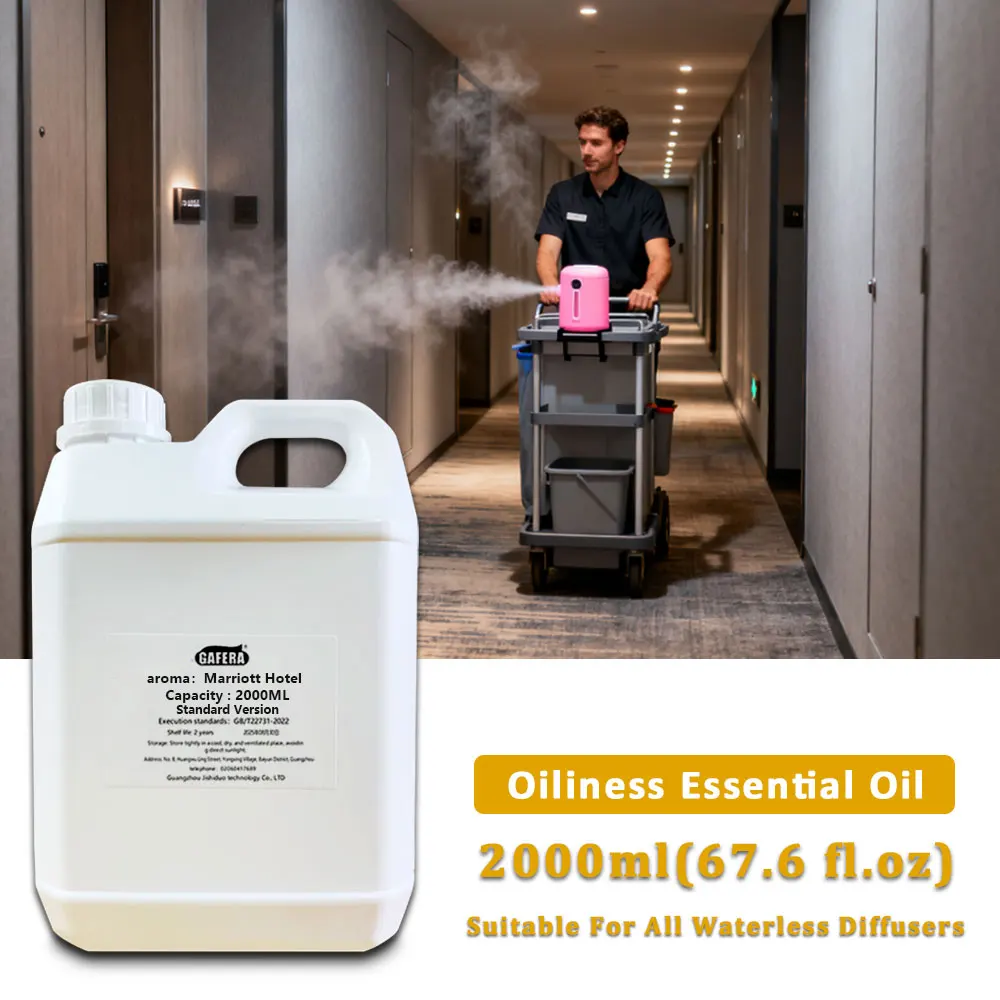 GAFERA 2000ml(67.6 fl.oz) Marriott Hotel Aroma Diffuser Oil - For Waterless Diffuser, Hotel Diffuser Replenish Aromatherapy Oil