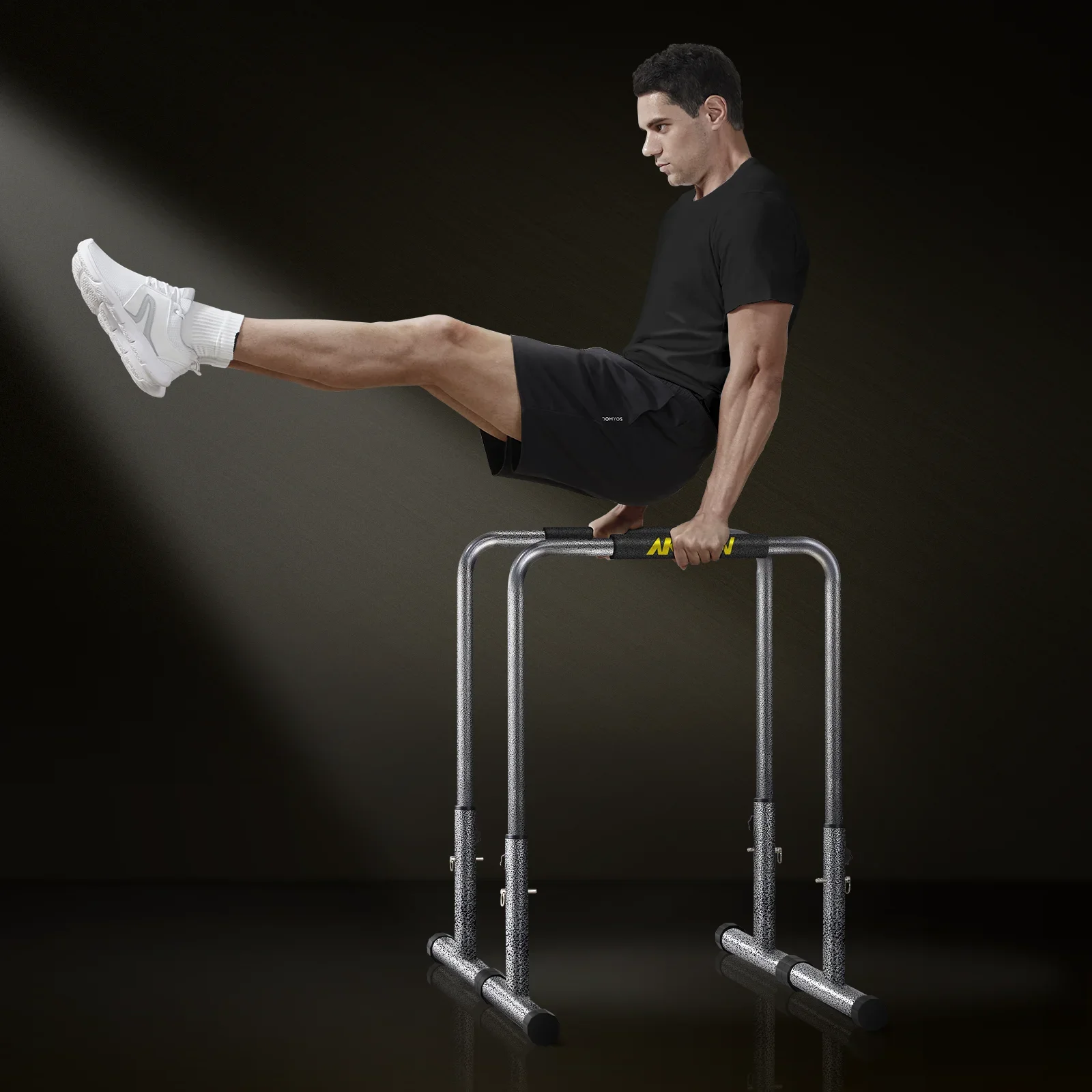 Portable Gymnastics Parallel Bars,Pull Ups Dip Stand Station Fitness Gym Home ,Bodybuilding