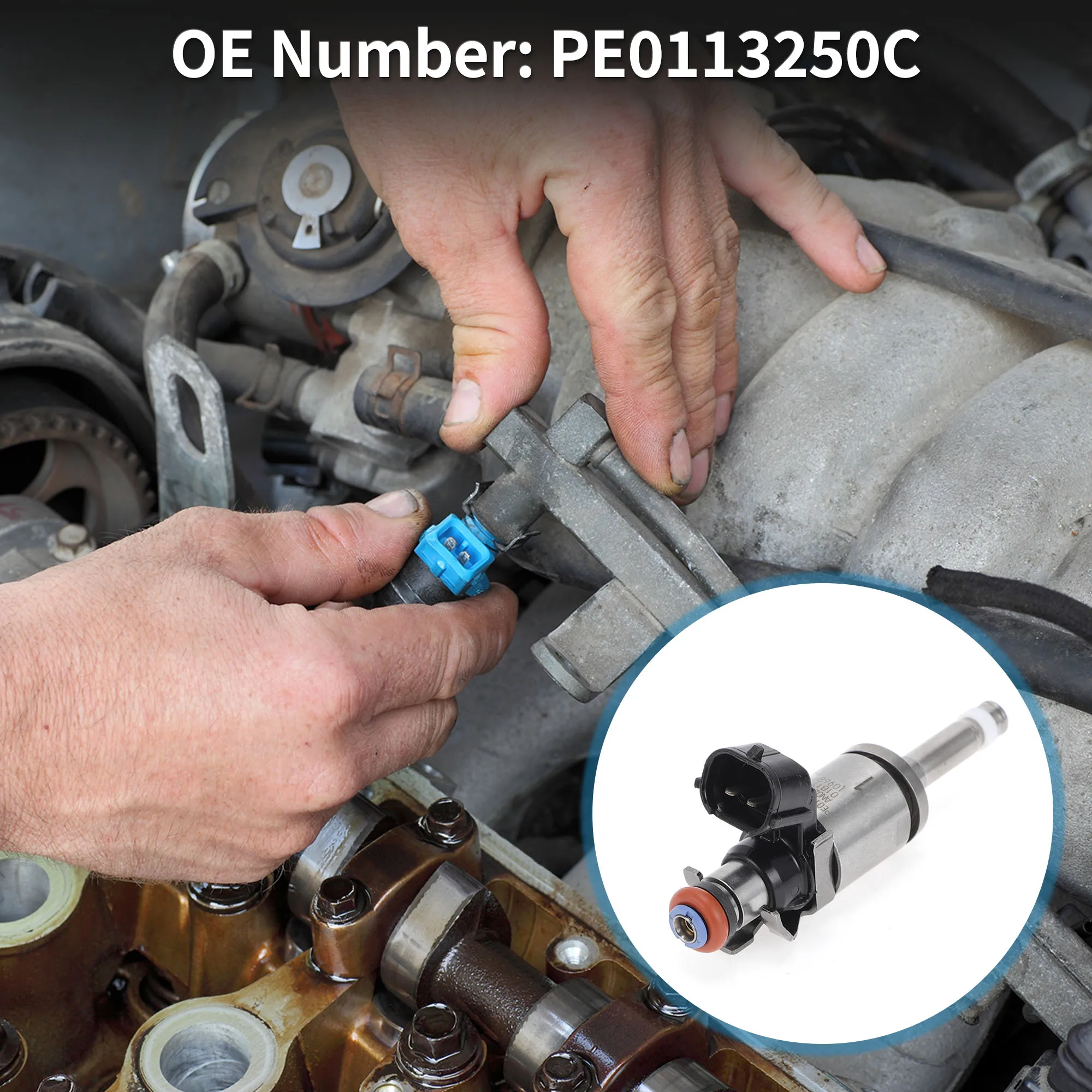 

Топливная форсунка UXCELL No PE0113250C для Mazda MX-5 Miata 2.0 2016-2018, 1 шт., черный