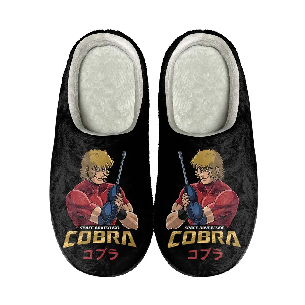 Cobra Space Adventure Home Cotton Custom Slippers High Quality Mens Womens Plush Fashion Casual Keep Warm Shoes Thermal Slipper