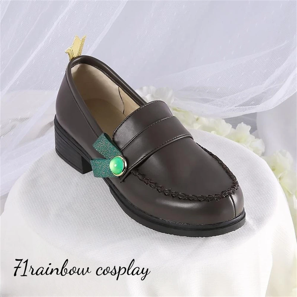 

Barbatos Venti Cosplay Shoes Genshin Impact Anime Venti Cosplay JK Shoes Woman Game Genshin Impact Cosplay Boots