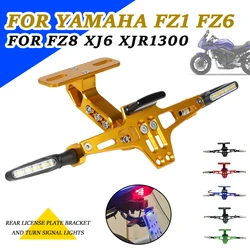 Motorcycle Accessories Rear License Plate Bracket Holder Fender Eliminator Kit For YAMAHA FZ6 FAZER FZ8 FZ1 XJ6 XJR 1300 XJR1300