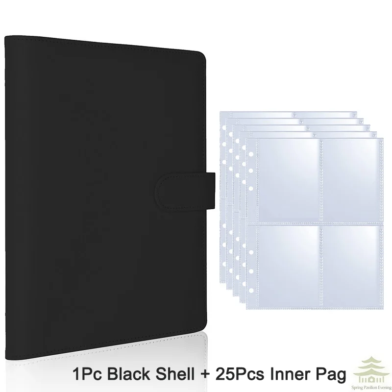 25pcs Page(4 Grids) Photo Card A5-Binder Kpop Photo Albums Idol Cards Loose-leaf Collect Book Binder Binder Photocard Holders view 5