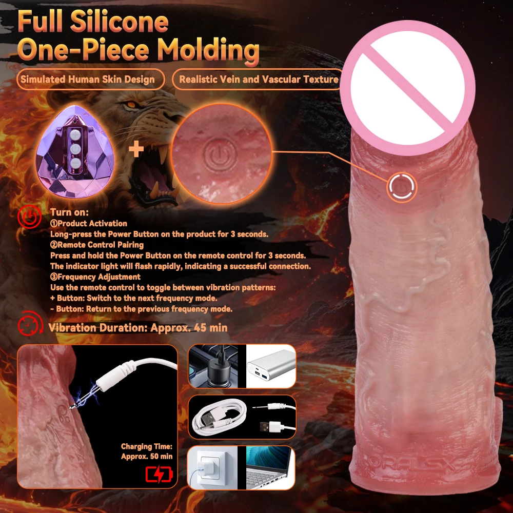 LICKER واقعية الجلد اللمس القضيب كم سيليكون لينة غطاء الديك الاهتزاز ديك غمد تأخير القذف لعبة الجنس مثير الكبار الرجال