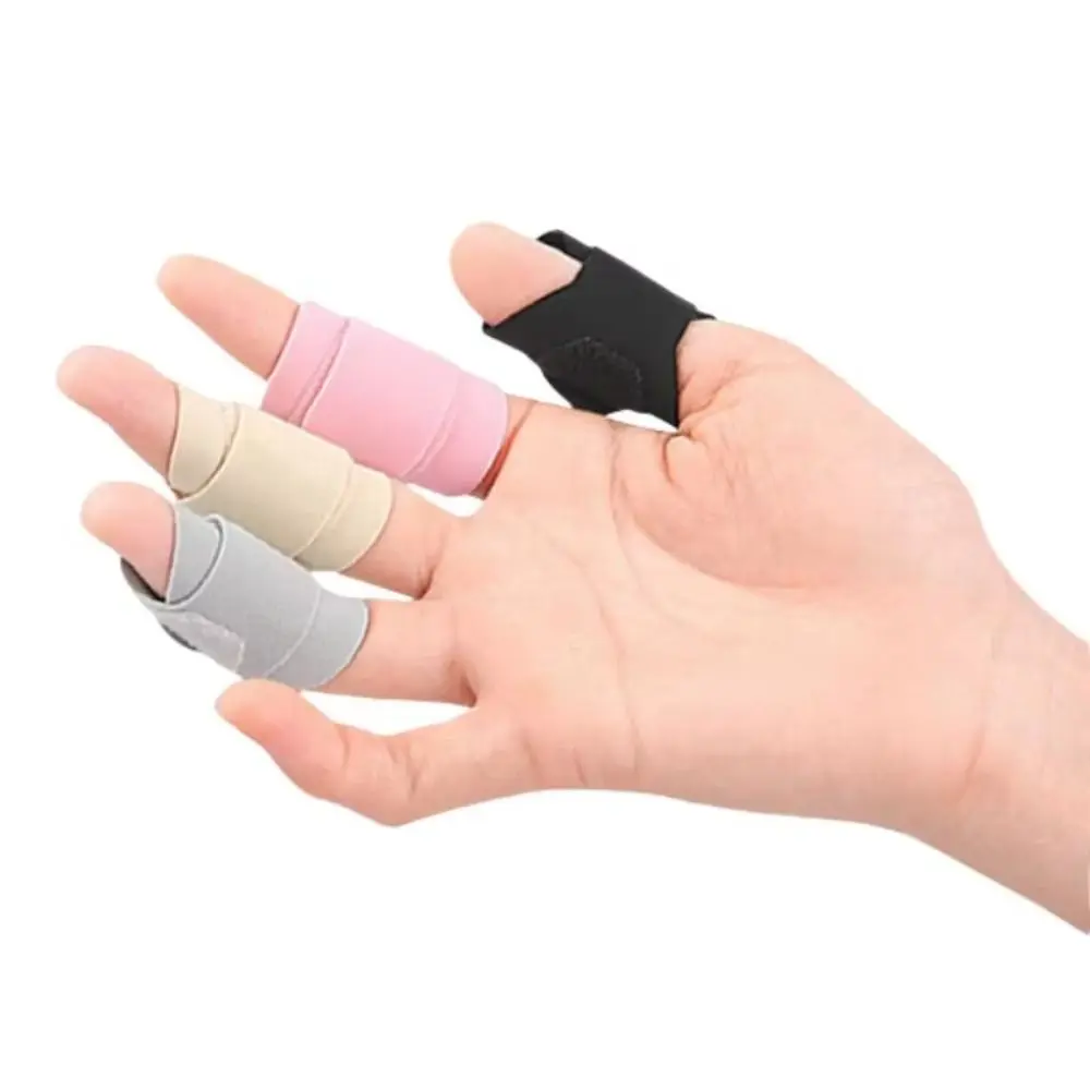 

Adjustable Finger Splint Brace Finger Tape Thumb Protector Finger Straightening Corrector Reusable Guard Sleeve