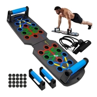 Multifunction push-up board kit with handle foldable fitness equipment for chest arm abs abs home gym workout teenage adults