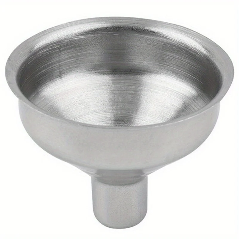 1/3Pcs Hot Selling Silver Mini Stainless Steel Funnel Set For Home Kitchen Oil And Soup Filling Tools Wholesale