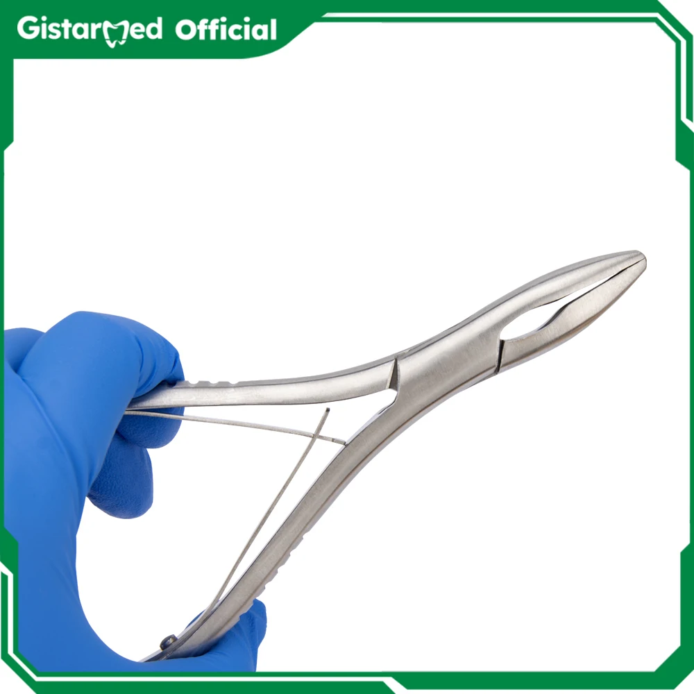 GISTAR Dental Curved Bone Rongeur Forcep Orthodontic Instrument Dentist Surgery Tool Pliers Lab Products For Clinic