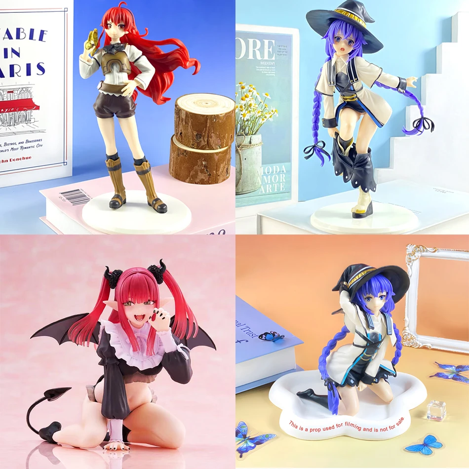 أربعة تماثيل ساحرة روكسي ميجورداس زهرة عمل الشكل موشوكو تينسي: التناسخ العامل أنيمي الشكل البلاستيكية #1
