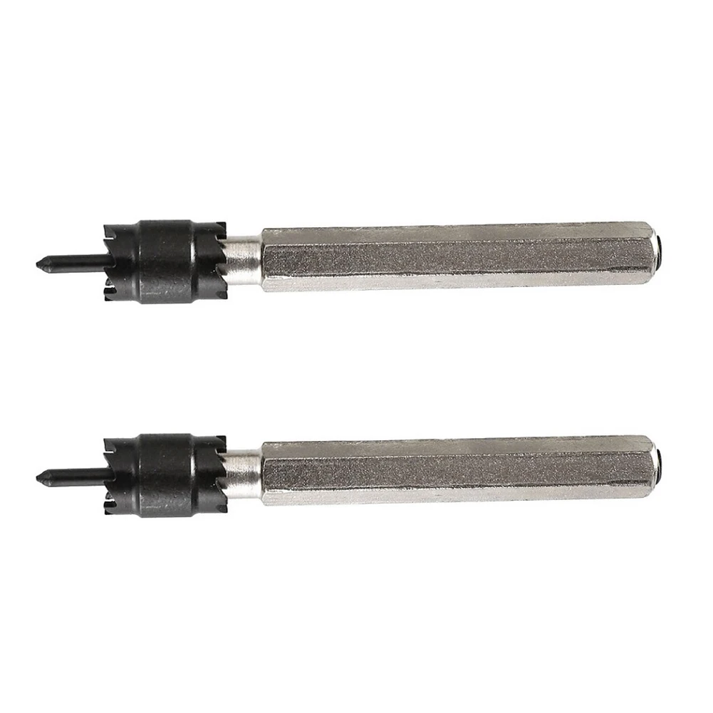 2Pcs 5/16In Drill Bit Spot Welding Tool Cutter Double Side Carbide Tip Stainless Metal Hole Drilling Center Rotary Spot Drill