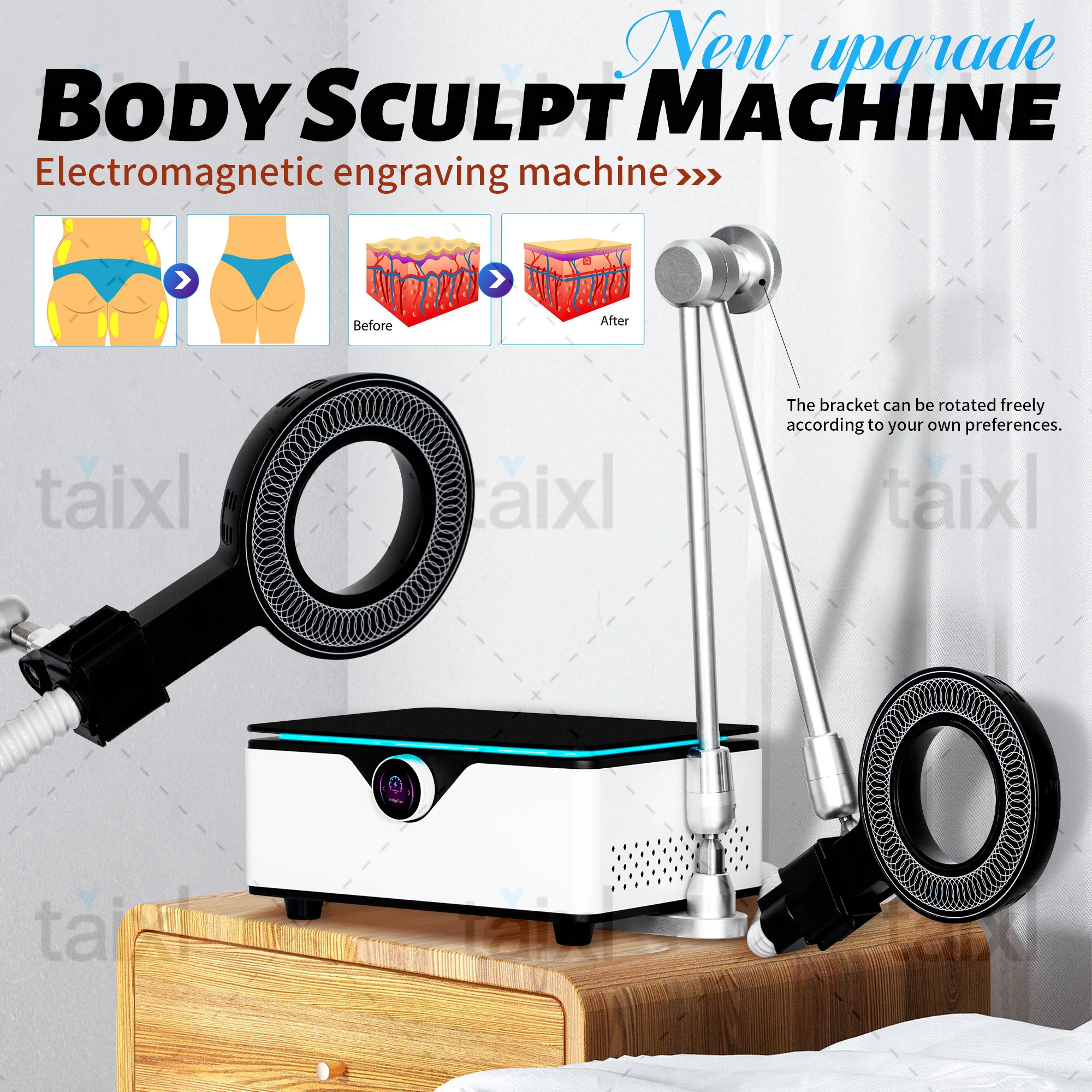 Muscle Relax Physio Magneto Extracorporeal SEhockwave Therapy Machine Pain Relief Magnetotherapy Machine Salon