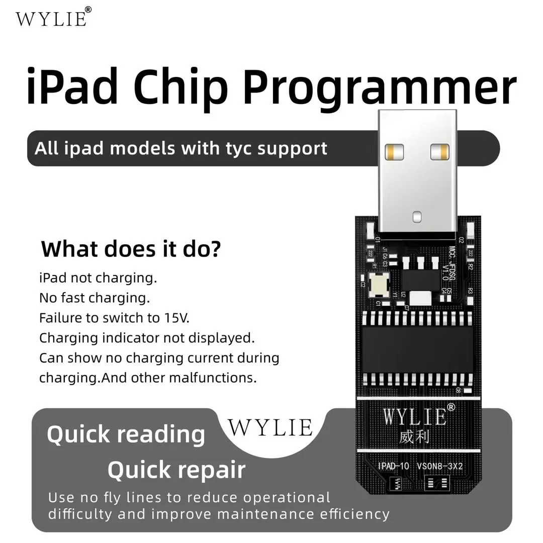 

WYLIE Rechargeable Mobile Phone Repair Detection Code Number Repair Tester Mobile Phone Motherboard Code Number Repair Tool