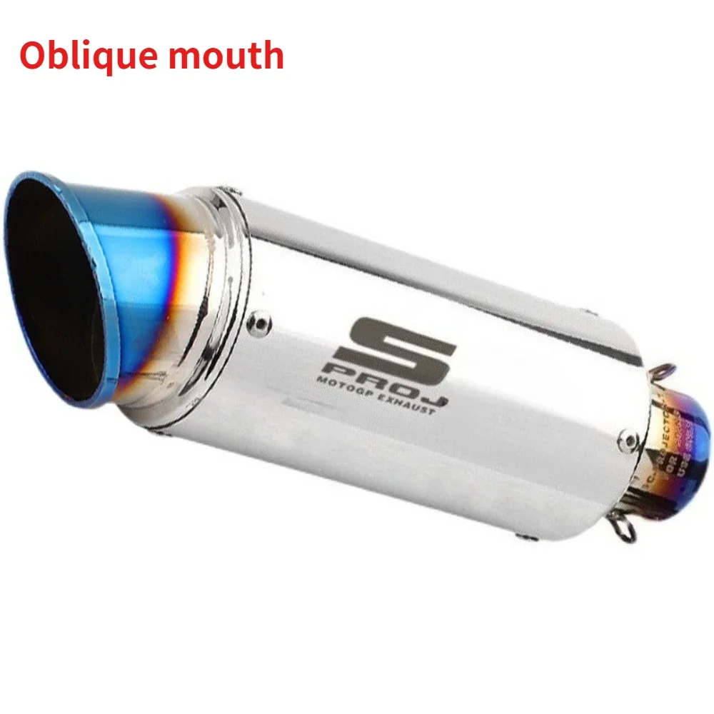 51 مللي متر/61 مللي متر عالمي ، تعديل SC السلس النهاية دراجة نارية خمار ماسورة العادم أنبوب الهروب انفصال DB القاتل الفولاذ المقاوم للصدأ