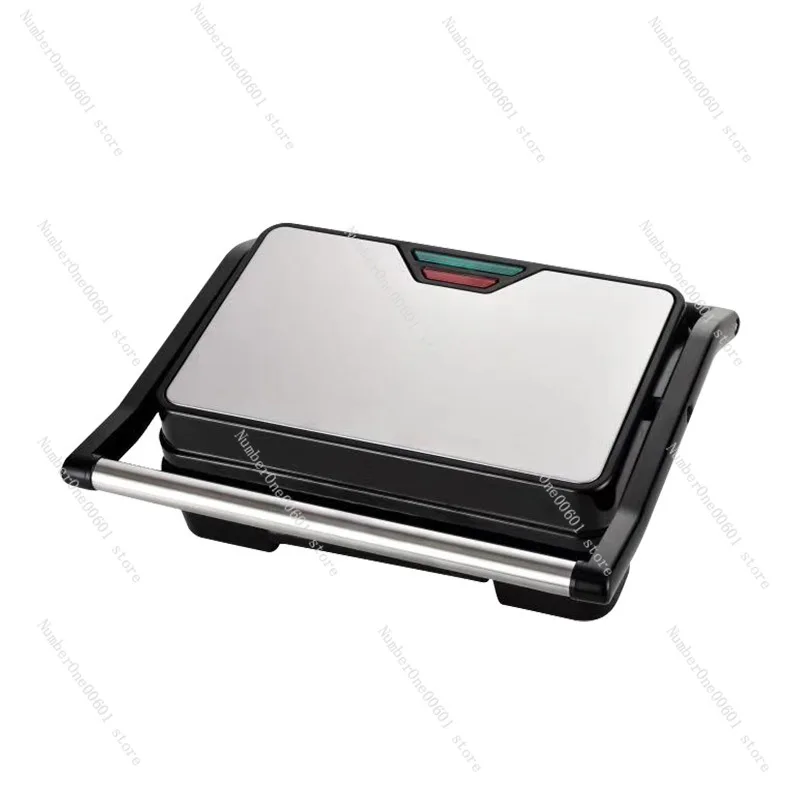 110V 750W Stainless Steel Panini Steak Household Barbecue Breakfast Machine