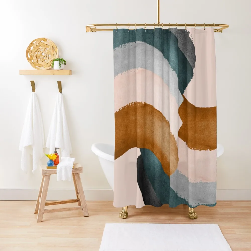 

Brushstroke rainbows Shower Curtain Bathroom Fabric Shower For Bathroom Bathroom Accessorys For Shower Curtain