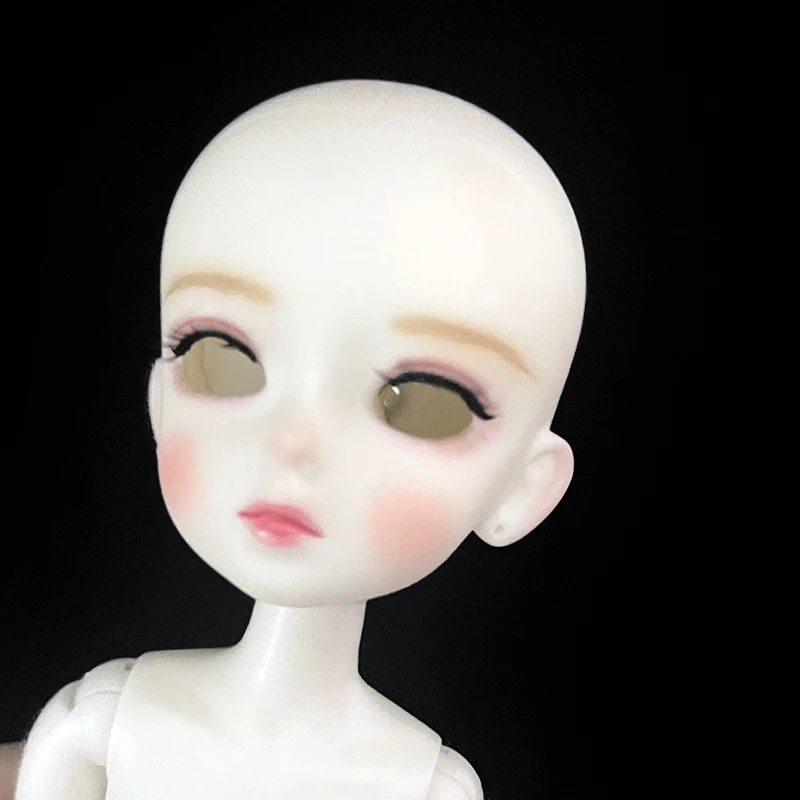 Fashion DIY 1/6 Bjd Doll Makeup Doll Head 28CM Mechanical Joint Body Kids Girls Doll Toy Gift