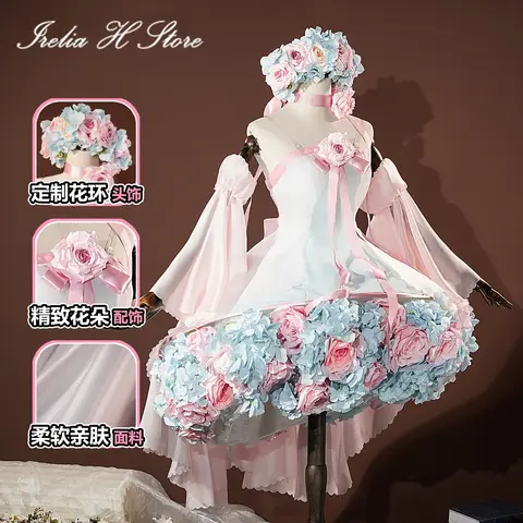 Irelia H Anime Card Captor Sakura fata dei fiori Costume Cosplay Sakura fata dei fiori Abito Costumi di Hallween