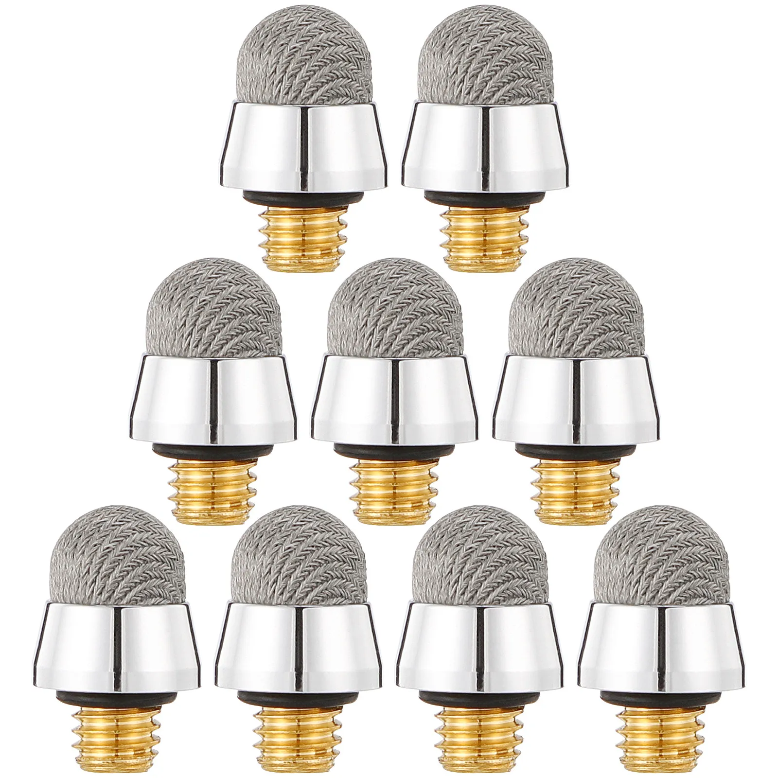 

10Pcs 6.4mm M5 Capacitive Stylus Pen Tips Replacement Electroplated Fiber Nibs No Noise Scratch Protection for Tablets Phones