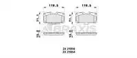 Store code: AB0370 inside brake pad for AB0370 (S14) 16V TURBO (10 / 1993 00)