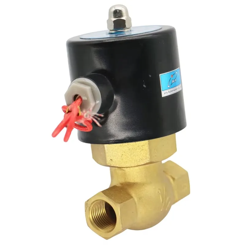 2/2 Way 2L170-15 AC220V Brass Pilot Operated Water Steam Solenoid Valve Normally Closed Brass Valve