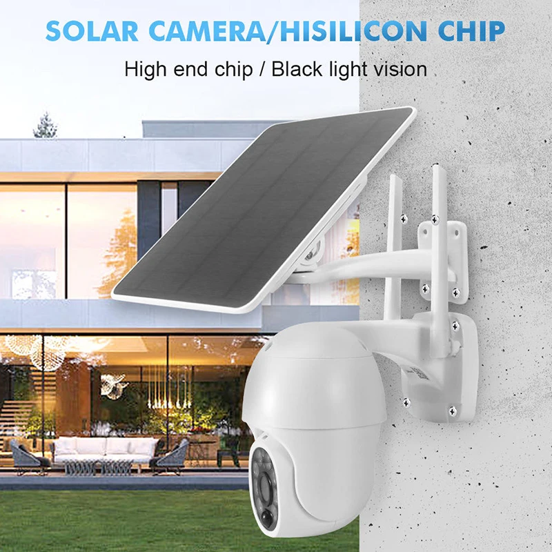 Tuya WiFi 3MP Solar Camera 10000mAh Battery Wireless PTZ Outdoor PIR Monitoring AI Human Tracking Night Vision CCTV Smart Life