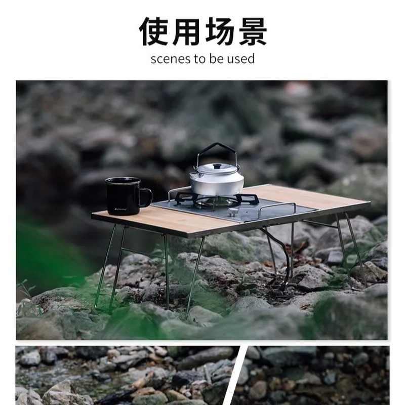 Outdoor Cassette Gas Stove, 2-in-1 BBQ Grill, Portable Folding Camping Gas Stove for Home & Outdoor Cooking
