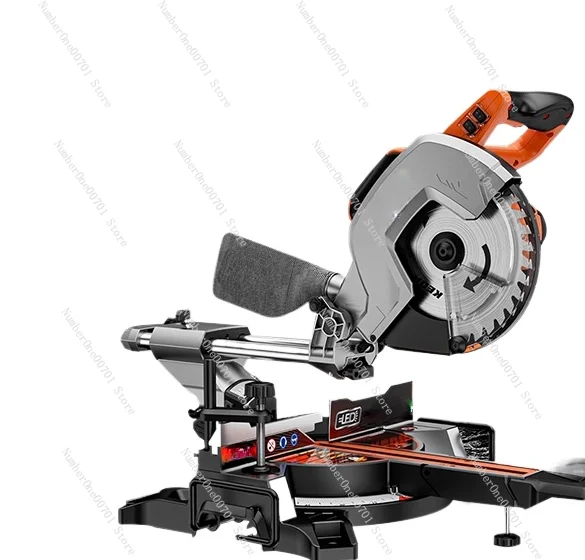 10/12-Inch Miter Saw Multi-Functional Aluminum Side Push-Pull Woodworking Special Cutting Machine