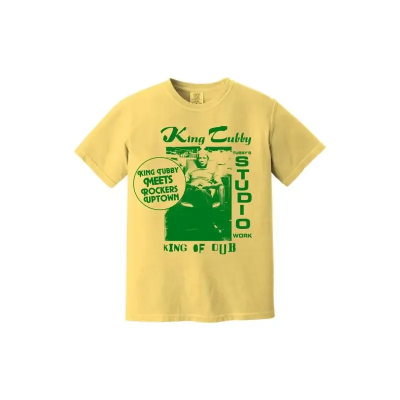 King Tubby Heavyweight T Shirt Of Dub Rockers Uptown Lee Perry