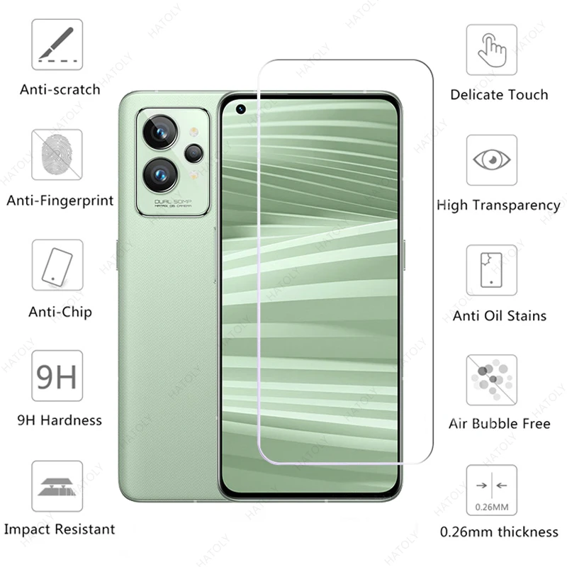 For Realme GT 2 Pro Glass for Realme GT 2 Pro Tempered Glass Screen Protector Camera Len Film for Realme GT 2 Pro GT2 Neo Master