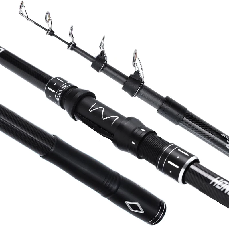 

2.4M 2.7M 3.6M 3.9M 4.5M Best Telescopic Portable Rotary Fishing Rod Fishing Rod 15kg Travel Sea Boat Rock Fishing Spinning Rod