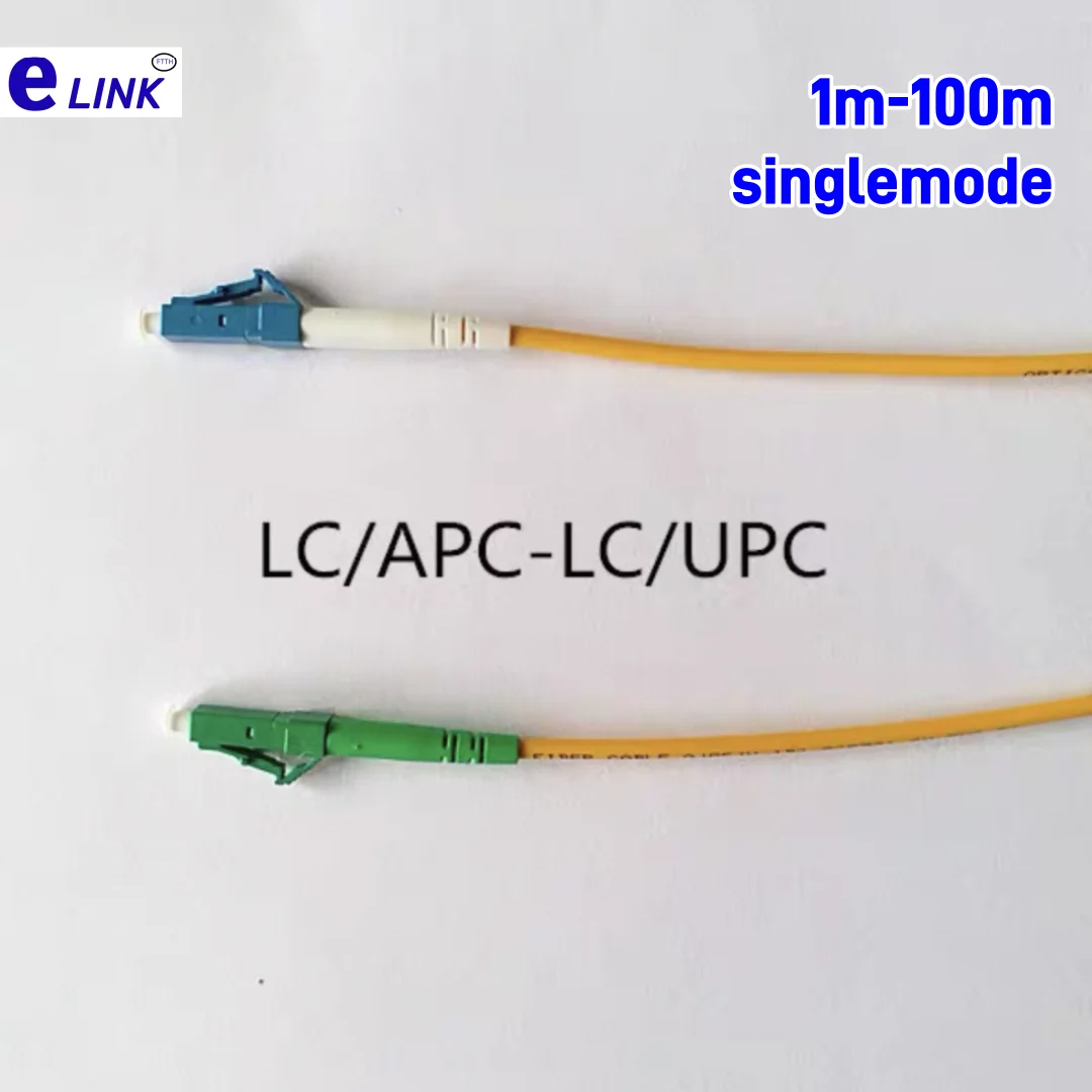 光パッチコードシングルモード LCAPC-LC 1 メートル 5 メートル 10 メートル 50 メートル 100 メートルシンプレックス SM 30 メートル 20 メートル LC-LC/APC ファイバージャンパー G652D 送料無料 ELINK