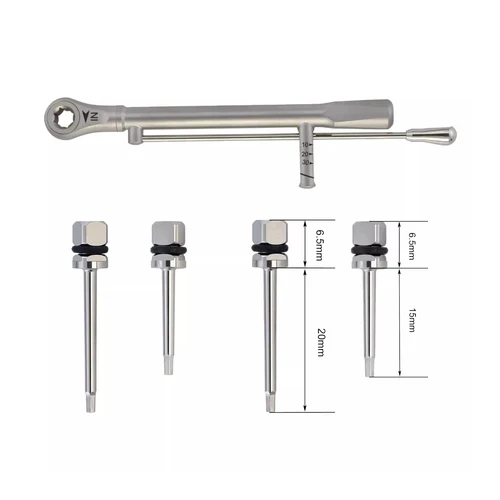 Imagen 1 del producto Implante compatible con Hiossen Osstem Torque Driver Hex 1,2 mm S y L Destornillador Llave dinamométrica