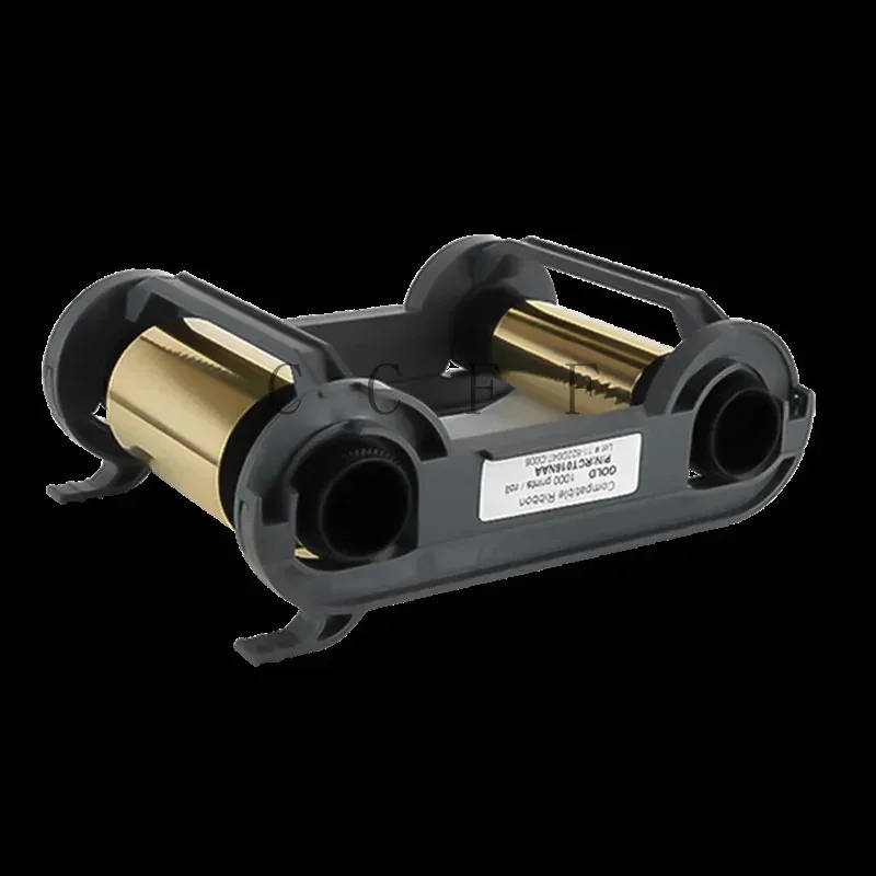 compatible RCT016NAA gold color ribbon 1000prints for primacy duplex zenius id card printer XMSJ TT
