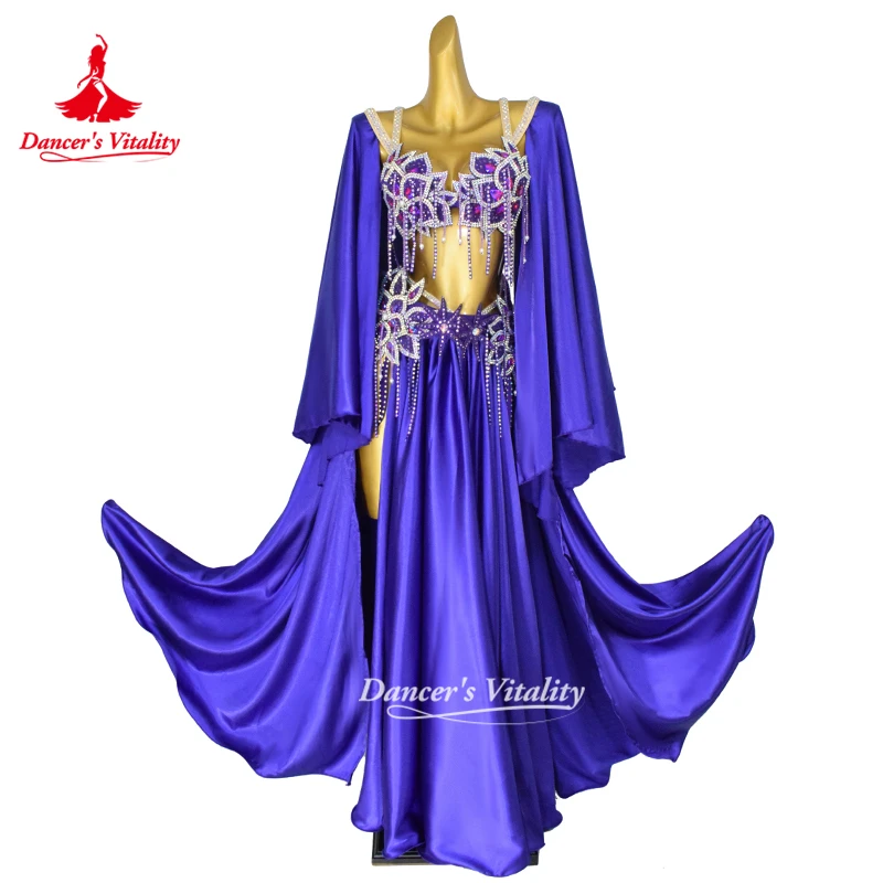 

Комплект для восточных танцев для женщин: индивидуальный пошив, сексуальный и элегантный костюм для соревнований и выступлений, одежда для танцев, придающая жизненную силу.