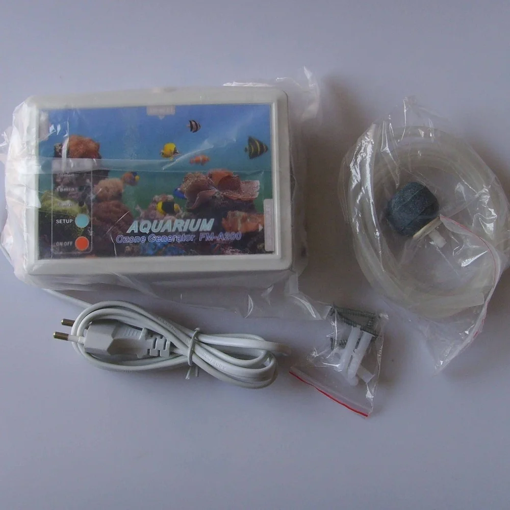 FM A200  10W 200 Mg/hr Adjustable Timer Aquarium Ozone Generator Air Purifier