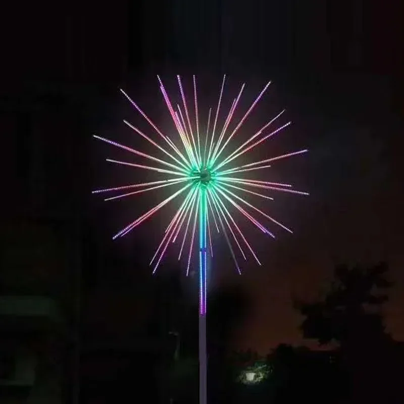 

Festival garden decoration landscape All type small giant smart music Outdoor led christmas palm firework tree light