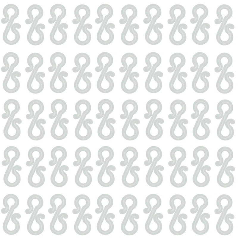 

200PCS Plastic Gutter Hooks S Clips For Christmas Lights, Outdoor Decorations Outdoor Seasonal Lighting Hooks