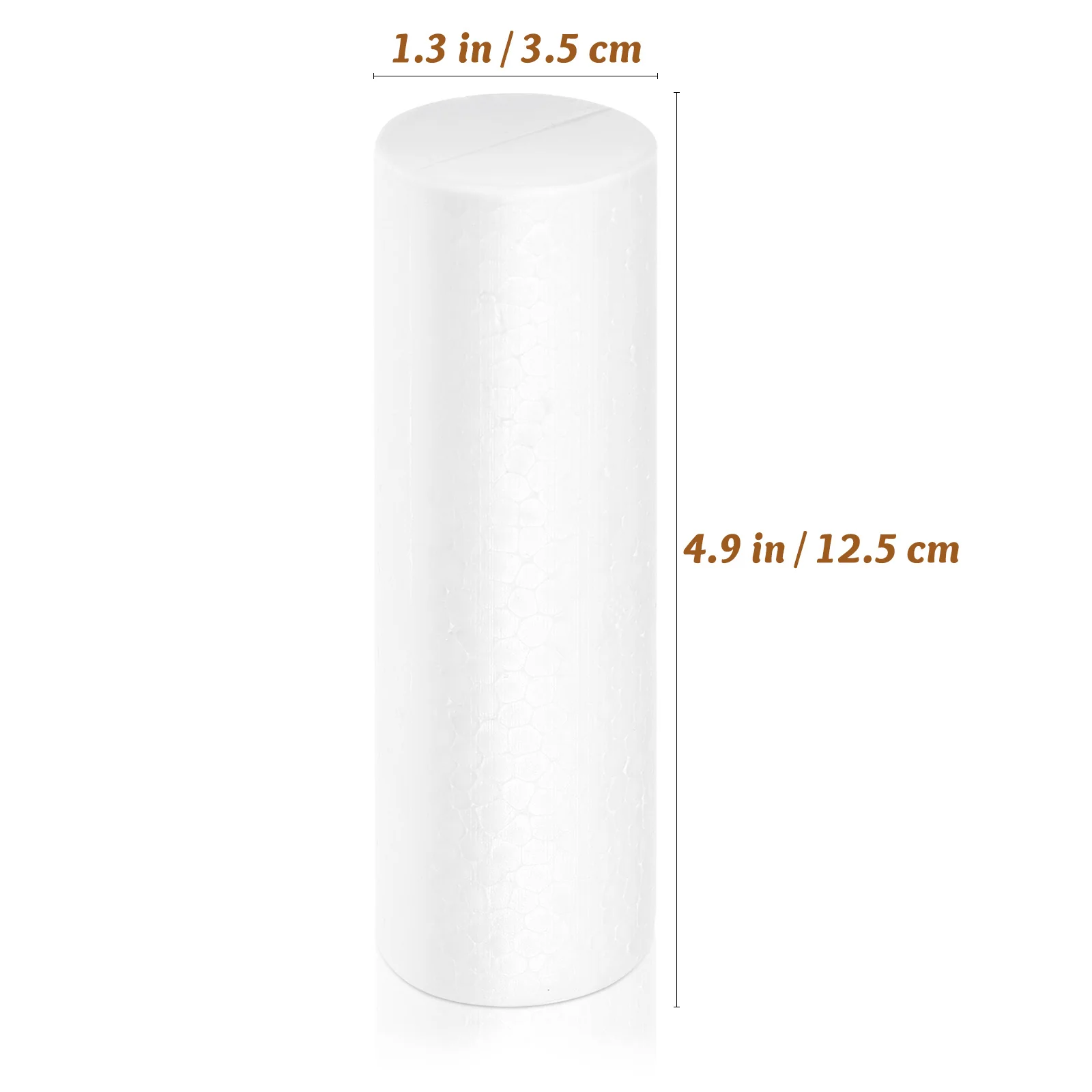 크리스마스 장식 테이블 센터피스 침실 장식품 축제 파티 용품용 DIY 폼 실린더 공예 블랭크 6개