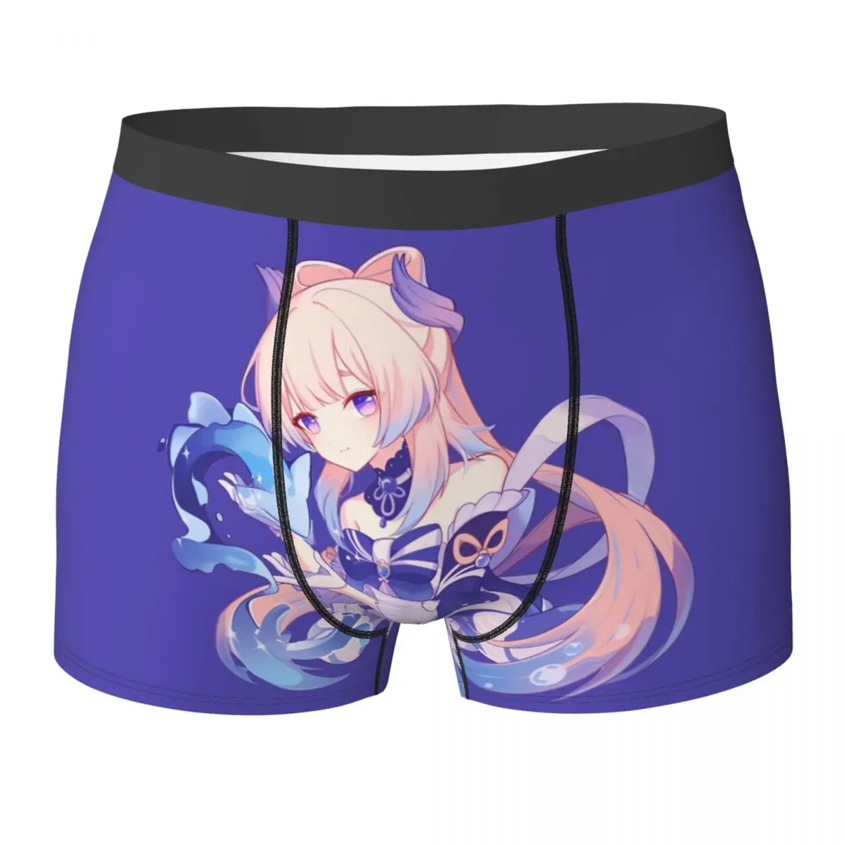 

Трусы-боксеры, шорты Sangonomiya Kokomi, мужские мягкие трусы, нижнее белье для мужчин, подарок бойфренду