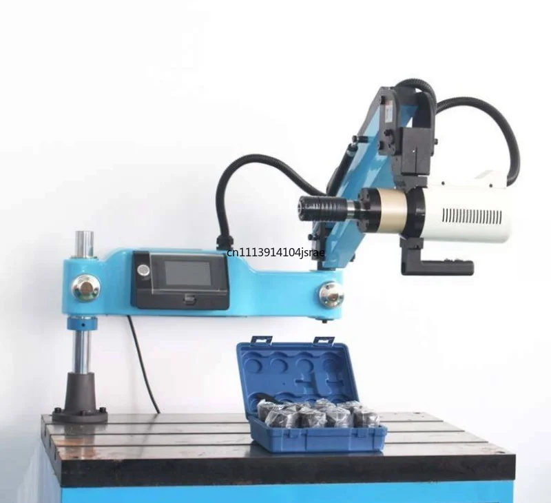 CE CNC Automatic Servo Electric Tapping Machine M3‑M16 Flex Arm Universal Tapper with DIN ISO Chucks