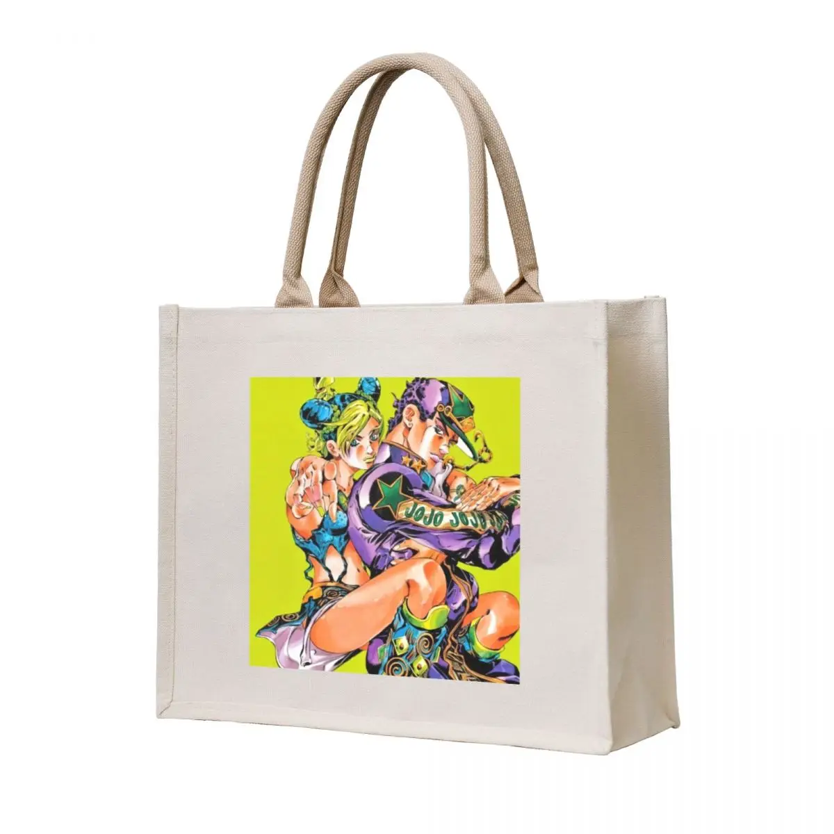 

Cool art of -%[jojos]%- adventures -%[ bizarres]%- film Tote Bag Large bags for women female bag tote bag canvas