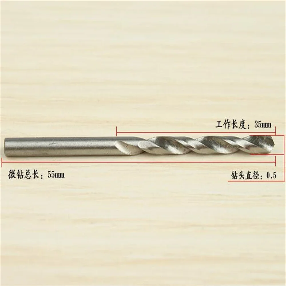 0.5-2.9mm micro-fine series HSS straight shank twist drill small drill bit micro drill bit