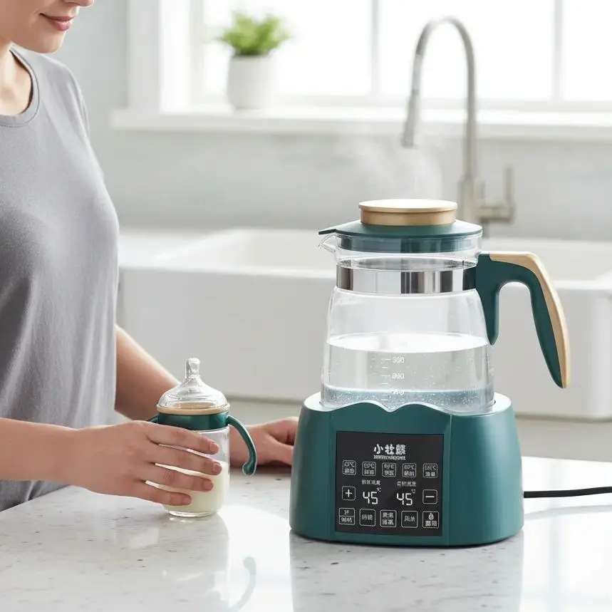 Bouilloire et mélangeur de lait domestique à température constante. Pour bébé lait en poudre. Intelligent. Préservation automatique de la chaleur.