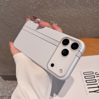 Kevlar Carbon Fibre PC Hard Case for iPhone 17 Air 16 Pro Max 15 14 Plus 13 12 11 Shockproof Camera Bumper Ultra Thin Cover