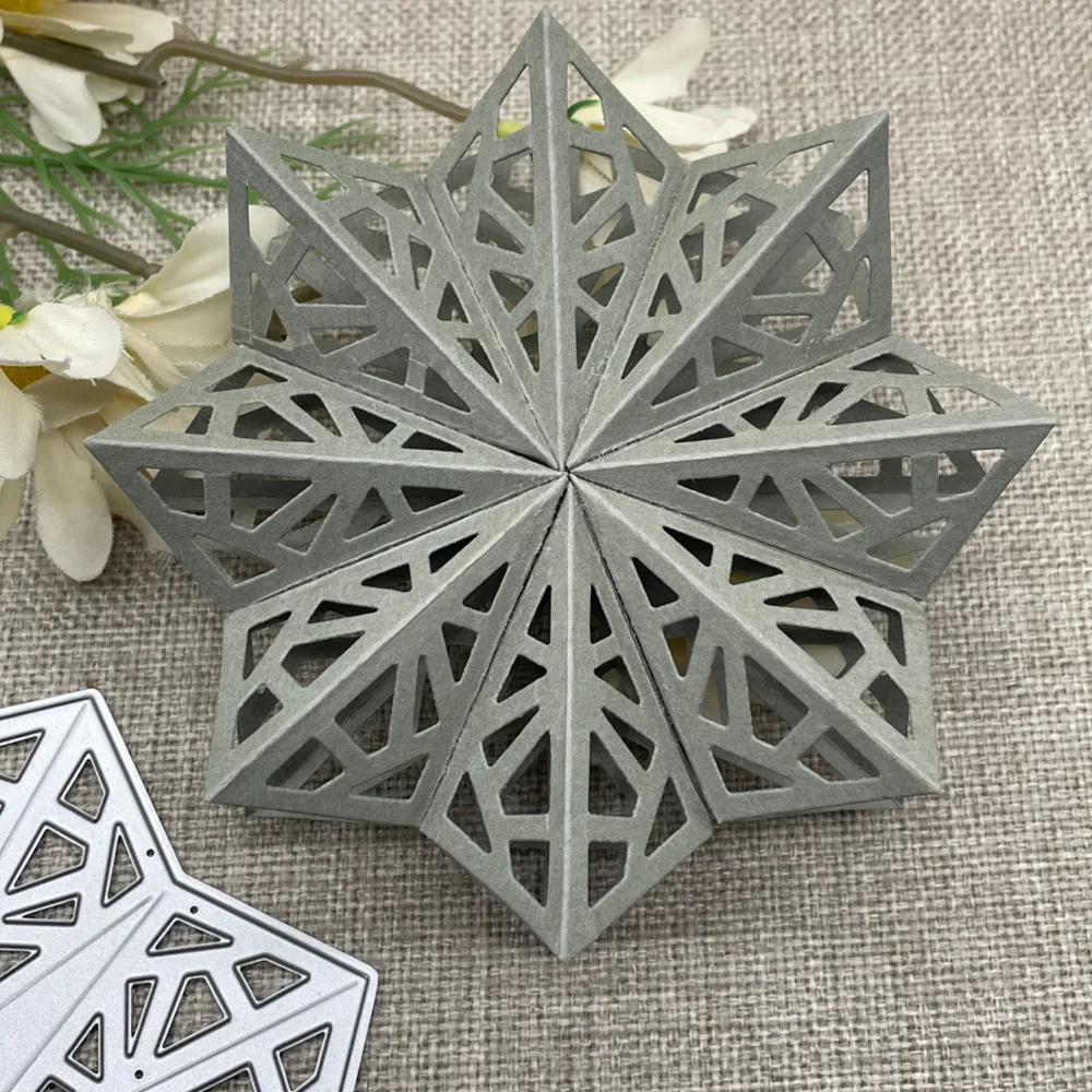 

3D-формы для вырезания из металла в виде цветов, складные, для скрапбукинга, декоративного тиснения, рукоделия, шаблоны для вырезания