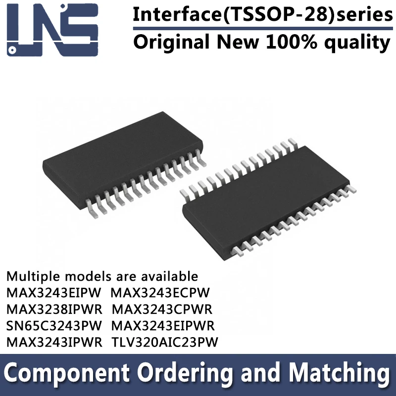 1 шт. MAX3238IPWR MAX3243CPWR MAX3243ECPW max3e324ipw MAX3243IPWR SN65C3243PW TLV320AIC23PW TSSOP-28 интерфейс