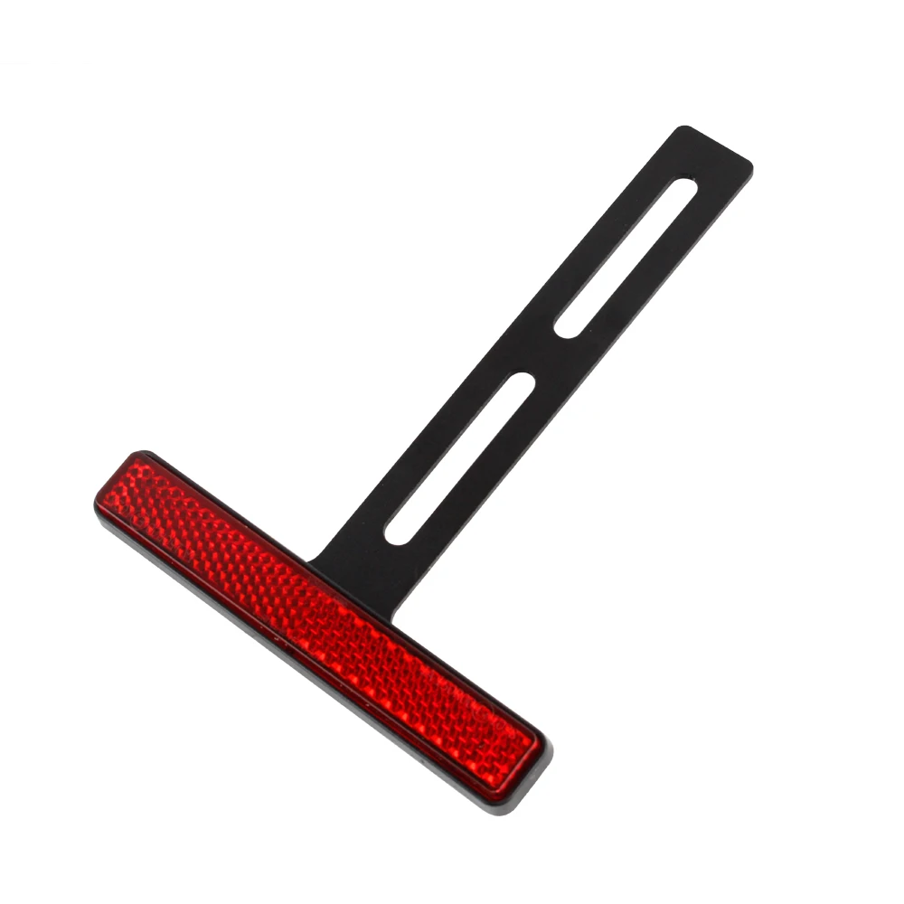 Réflecteur arrière universel pour moto, yeux de chat, support en T Long, accessoires pour Scooters, Honda, Harley, Yamaha, KTM