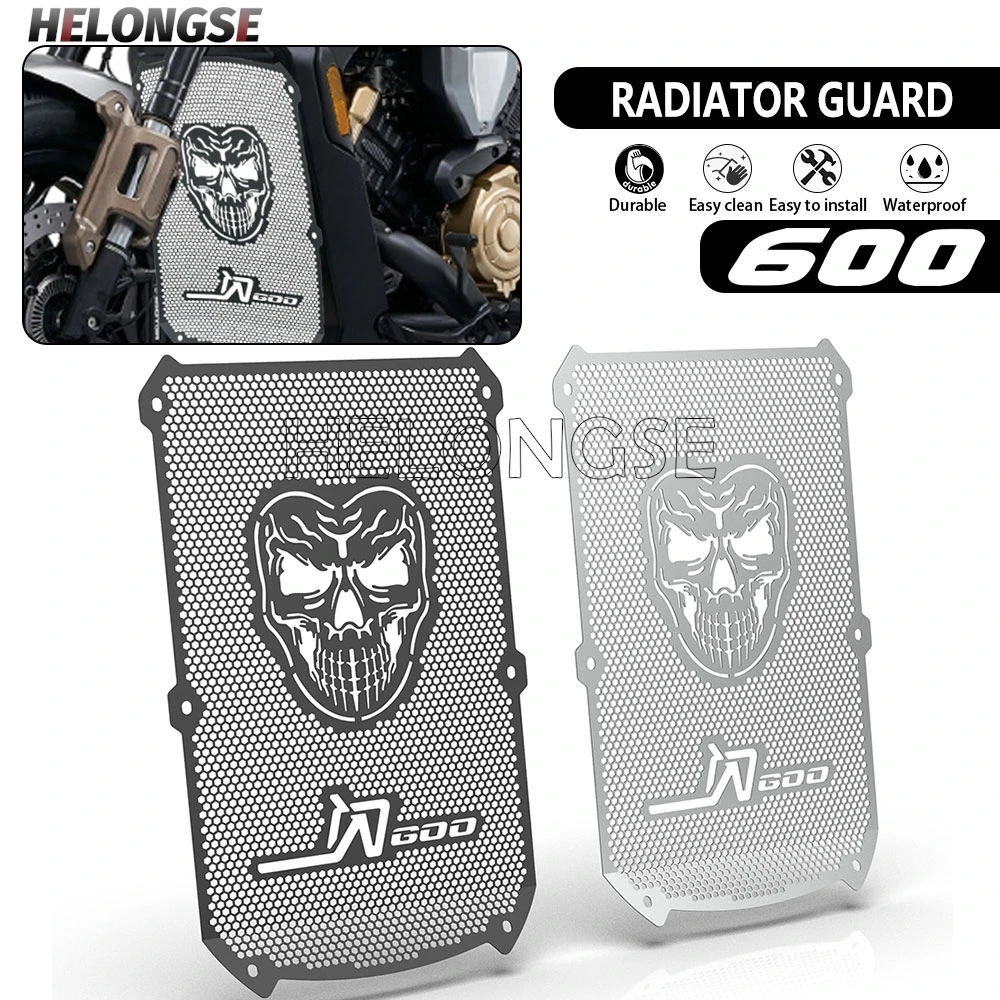 

HELONGSE New Motorcycle For QJMOTOR SRV600 V 2024 2025 2026 SRV 600 V4 Radiator Grille Guard Cover Water Tank Protector Guard