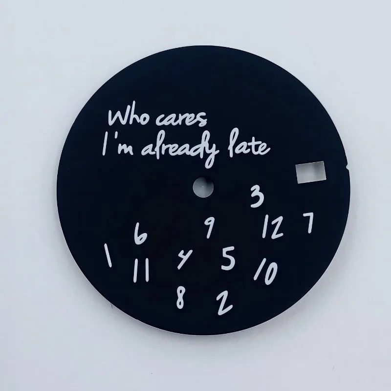 Watch Modified Accessories 28.5MM New Log Modified DIY Dial Sun Pattern Literally Suitable for NH35/36 Movement