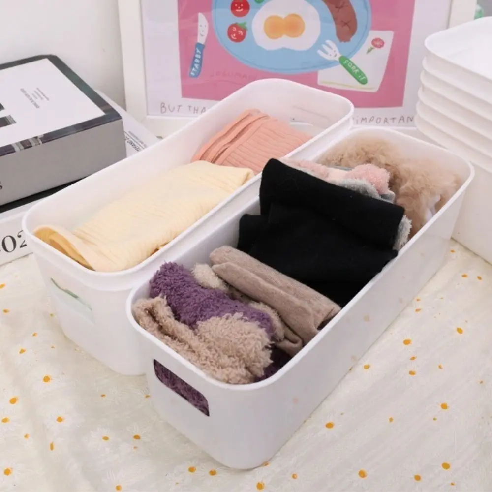 New Stackable Desktop Storage Box Large Capacity Coverless Kitchen Organizer Bin Organizer Containers